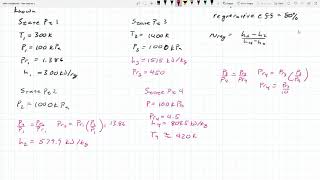 Thermodynamics Lesson 13 Brayton Cycle and Regeneration [upl. by Aloysius]