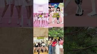 BLACKPINK ICE CREAM🍦MV vs DANCE PRACTICE vs CONCERT vs TIKTOK jennie jisoo lisa rosé shorts [upl. by Ikkim]