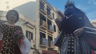 Corpus Sitges 2023 Sortida dels Gegants a la vigília [upl. by Aisetra494]