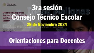 idM 3ra CTE2425 Orientaciones para Docentes [upl. by Irneh531]