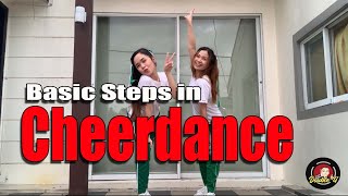 BASIC ELEMENTS OF CHEERDANCE  BASIC STEPS IN CHEERDANCE CHEERDANCE BASIC MOTIONS  PE CHEERDANCE [upl. by Gauldin]