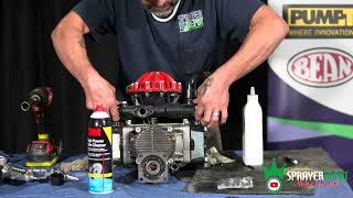 How to Replace Diaphragms in a Hypro D50  Sprayer Depot 1 for Professional Spray Equipment [upl. by Eidnew437]