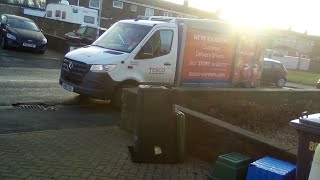 Tesco Delivery service Van at 940am 40 ZXK [upl. by Robison644]