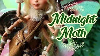 MIDNIGHT MOTH 🍃 custom doll  DnD character creation  PIXIENATORY [upl. by Airotkiv]