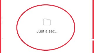 File Manager Fix Just a sec  Images Folder Not Open Problem Solve [upl. by Annavoig356]