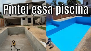 Como Pintar piscina de concreto [upl. by Mchail]