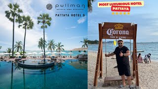 The Most Luxurious Hotel In Pattaya  Pullman Pattaya Hotel G  Best Hotel for Indians [upl. by Maidy621]