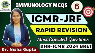 ICMR Revision Series Part6  Expected Immunology Questions for ICMR  Biodotcom  icmr jrf2024 [upl. by Westphal]