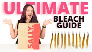 I Tried Every Best HAIR BLEACH at Sally Beauty And Tested Them Back to Back [upl. by Dlareme]