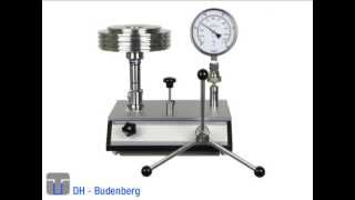 DHBudenberg CPB5800 Deadweight Tester Overview  How Dual Piston Technology Works [upl. by Innaig]