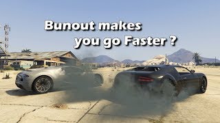 GTA V Does Burnout makes you go faster [upl. by Yklam359]