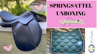 ⚜️ MEIN NEUER SPRINGSATTEL  Schabracke ⚜️  Unboxing 😍🔥  GOLDEN SORAYA ⚜️ [upl. by Enelaehs303]