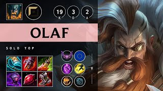 Olaf Top vs Varus Triple Kill Godlike  EUW Master Patch 1416 [upl. by Trula976]