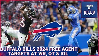 How Buffalo Bills can find wide receivers amp OL depth in free agency to help Josh Allen amp Joe Brady [upl. by Kordula50]