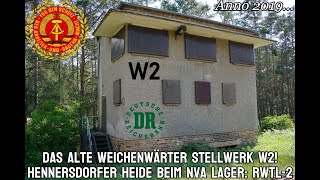 Inside Stellwerk Das alte Weichenwärter Stellwerk W2 in der Hennerdorfer Heide am NVA Lager RWTL2 [upl. by Nira]