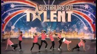 Australias Got Talent 2011  Instant Bun Dance Crew [upl. by Joktan129]