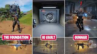 All Bosses Mythic Weapons amp Vault Locations Guide  Fortnite Chapter 3 Season 1 [upl. by Horwath785]