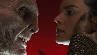 Snoke VS Rey and Kylo Ren epic scene  Star Wars The Last Jedi [upl. by Goodkin]