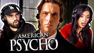 Our first time watching AMERICAN PSYCHO 2000 blind movie reaction [upl. by Adelia792]