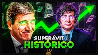 Superávit Histórico de Milei  ¿El Primer Paso de la Reconstrucción Argentina 🔝 [upl. by Lomasi544]