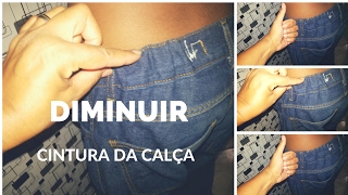 Ajustar ou Diminuir Cintura da Calça Jeans  Dica da Semana 1 [upl. by Sicnarf200]