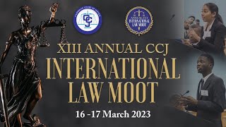 XIII Annual CCJ International Law Moot Competition  Final Moot  HWLS v NMLS [upl. by Ymiaj]