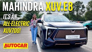 2024 Mahindra XUV e8  Its the allelectric XUV700  First Look  Autocar India [upl. by Munshi377]