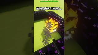 MINECRAFT LOGIC 3 minecraftshorts minecraft minecraftlogic [upl. by Godiva549]