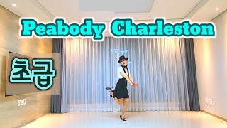 Peabody Charleston Line Dance  Beginner [upl. by Converse]