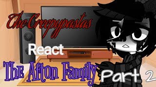 The Creepypastas React to the Afton Family 23 Morning Star Studio [upl. by Eadith523]