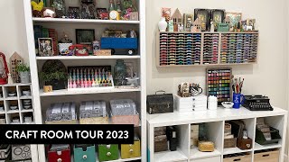 Craft Room Tour 2023 [upl. by Lot]