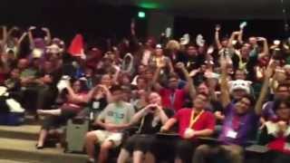 Anime Expo 2012  TOKYOPOP panel audience reaction [upl. by Aicilf]