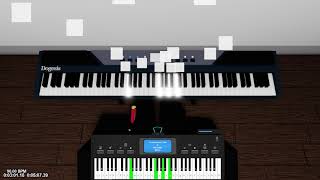 ROBLOX Virtual piano  Porter Robinson  Shelter  Theishter Arr AUTO [upl. by Kuster300]