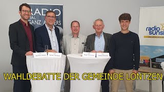 Lontzen Wahldebatte mit Energie Ecolo SP PLus und Union [upl. by Aan]