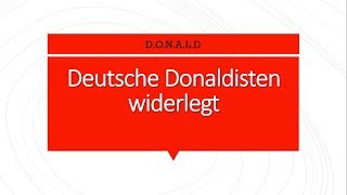 Donaldisten widerlegt [upl. by Ikram881]