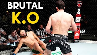 BRUTAL KO de Magomed Ankalaev vs Johnny Walker  Jim Miller LEYENDA  UFC Vegas 84 Resultados [upl. by Neerhtak]