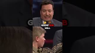 Jimmy Fallon Hilarious Encounter with Lady the Snake Watch Him Squirm 🐍😂 funny [upl. by Picker506]