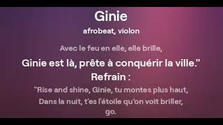 une chanson pour ginie [upl. by Bull]