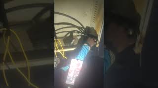 fiber splicing Fiber joint Fiber testing Shiv Infocom CCTVITHubCCTVPritiashishOfficial [upl. by Anikahs]