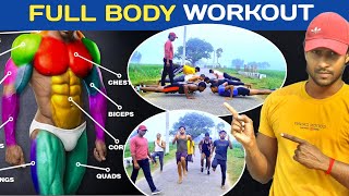 20 Min  Day Full Body Workout No Equipment  घर पे पूरे शरीर का वर्कआउट करें [upl. by Ocsirf197]