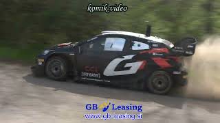 Ogier amp Landais test before WRC Croatia 2024 [upl. by Zetnwahs]