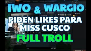 IWO y su paisano Wargio piden likes  quotamiga Wargio se quiere reproducir contigoquot  25  Dota2 [upl. by Cherry989]