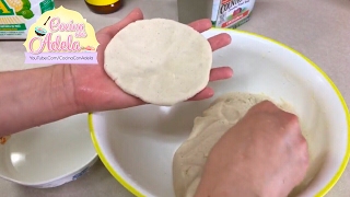 Como preparar la masa para pupusas [upl. by Ahsinav]