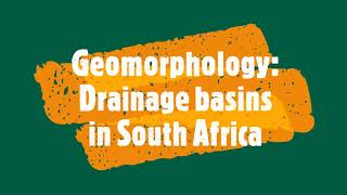 Geomorphology Drainage basins in South Africa [upl. by Elkin693]