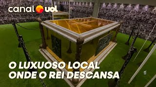 CONHEÇA CADA DETALHE DO MAUSOLÉU DE PELÉ EM SANTOS [upl. by Henni]