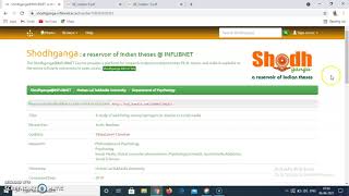 How to collect reviews in Shodhganga [upl. by Jerome]