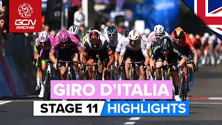 Sprinters Battle On Flattest Stage  Giro DItalia 2022 Stage 11 Highlights [upl. by Allerym396]