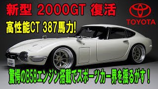 新型 2000GT 復活 高性能CT 387馬力驚愕のB58エンジン搭載でスポーツカー界を揺るがす！ [upl. by Balliol]