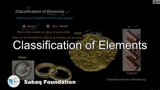 Classification of Elements General Science Lecture  Sabaqpk [upl. by Reiss191]