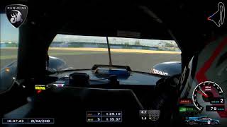 Onboard LMP3 Magny Cours Norma M30 Driving Koncept [upl. by Ybanrab]